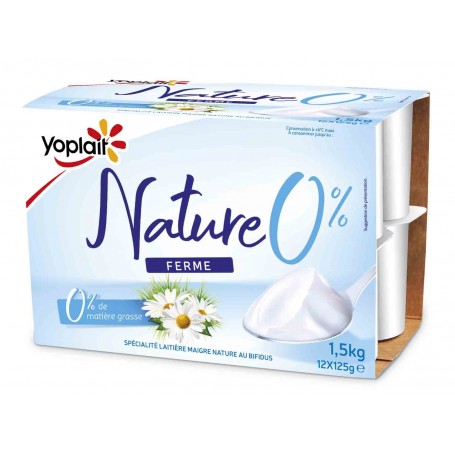 Yaourt nature bifidus x12 - SILHOUETTE - 1,5kg