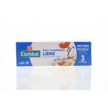 SACS CONGEL LIEN 3L MOYEN X50(1049344)