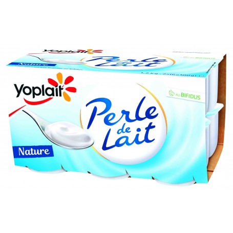 Yaourt nature x12 - PERLE DE LAIT -1,2kg
