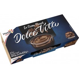 Crème dessert chocolat x8 - DOLCE VITA - 800g