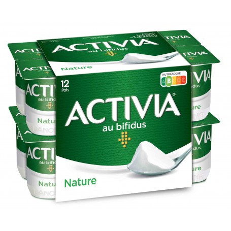 Yaourt nature x12 - ACTIVIA - 1,32kg