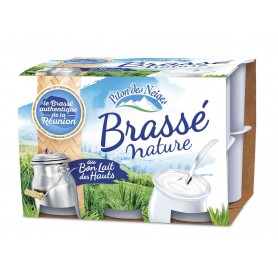 Yaourt brassé nature x12 - PITON DES NEIGES - 1,5kg