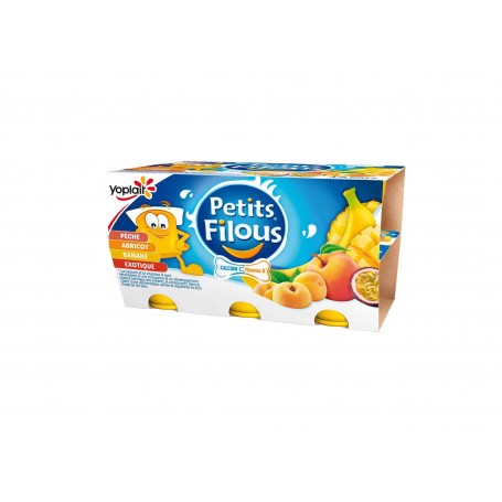 Petits filous fruits jaunes x12 - YOPLAIT - 600g