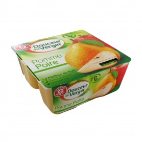 DESSERT DE FRUITS POMME POIRE X4(1049615)