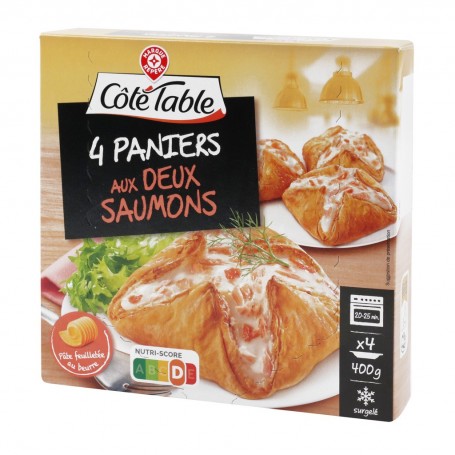 FEUILLETES AUX 2 SAUMONS 400G(1038054)