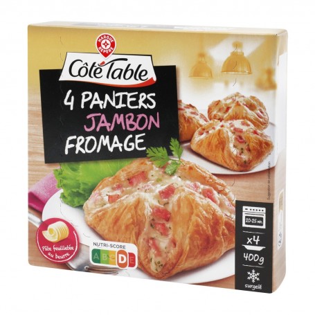 FEUILLETE JAMBON FROMAGE X4 400G(1038056)