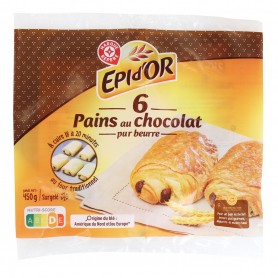 PAINS AU CHOCOLAT X6 450G SURG(1058319)