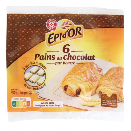 PAINS AU CHOCOLAT X6 450G SURG(1058319)
