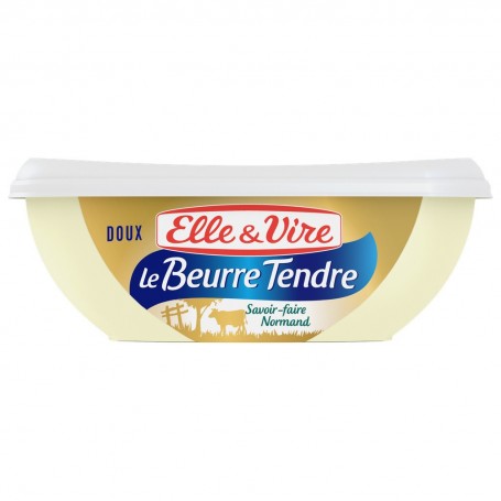 ELLE  VIRE BEURRE TENDRE DOUX BARQUETTE 250G