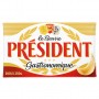 PRESIDENT BEURRE GASTRONOMIQUE DOUX 82%MG PLAQUETTE 250G
